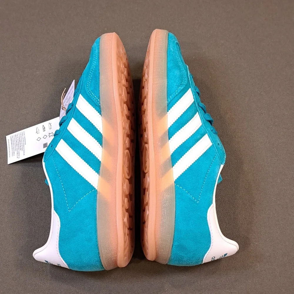 Adidas Gazelle Indoor Sneakers - Color: Teal / White - Size: Men 7 - Picture 6 of 9